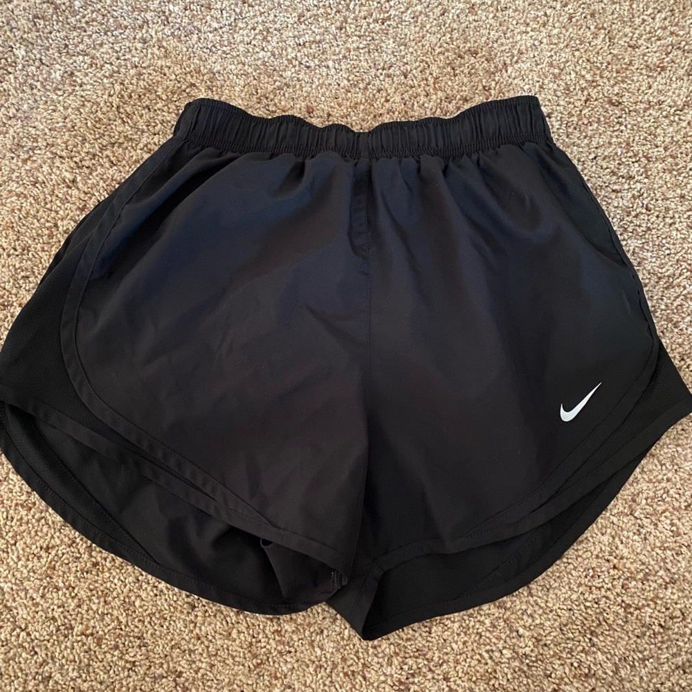 Black Nike athletic shorts